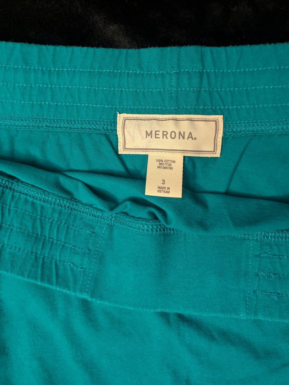 Merona Teal Drawstring Skirt - Women Plus Size 3X - Picture 6 of 6